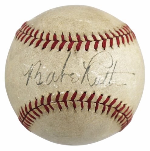 Babe Ruth Autographed Signed Yankees Harridge 1940-47 Reach Oal Baseball PSA/DNA