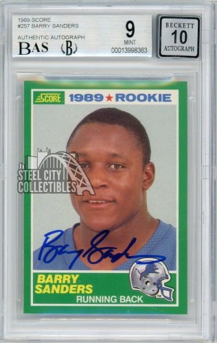 Barry Sanders Autographed Memorabilia | Signed Photo, Jersey