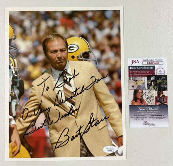 Bart Starr | Autographed Football Memorabilia & NFL Merchandise