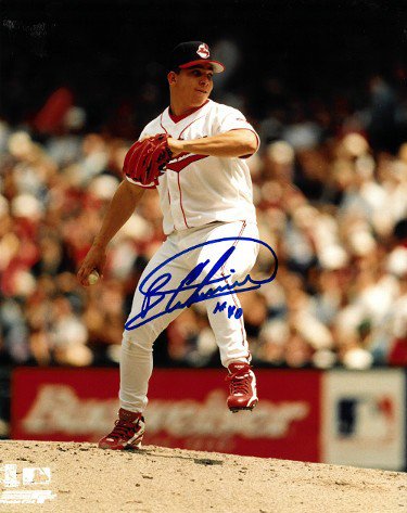 Bartolo Colon Autographed Signed Cleveland Indians 8x10 Photo w/ #40