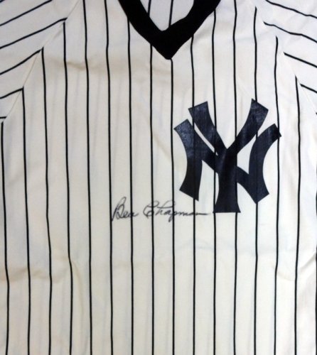 signed yankees jersey