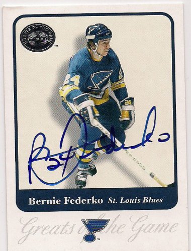Bernie Federko Autographed Signed 2007-08 UDA The Cup Cup