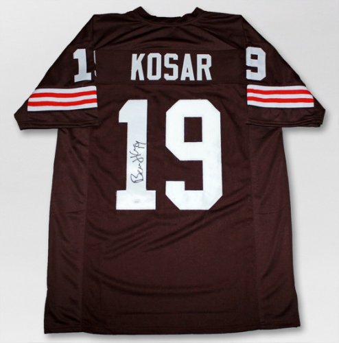 Bernie Kosar Autographed Signed Cleveland Browns Jersey NFL Star Qb Miami Autograph JSA COA
