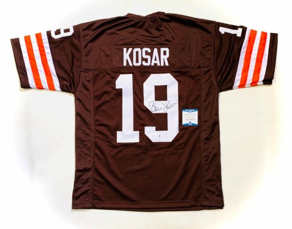 Bernie Kosar Autographed Signed Signed Pro Style Custom Jersey With Beckett COA