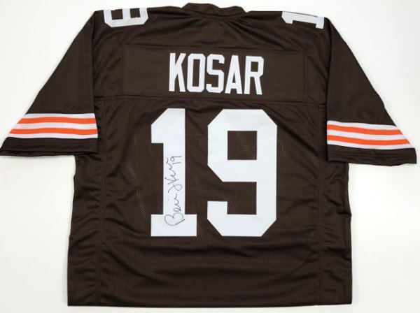 Bernie Kosar Cleveland Browns Autographed Signed Jersey - Certified Authentic