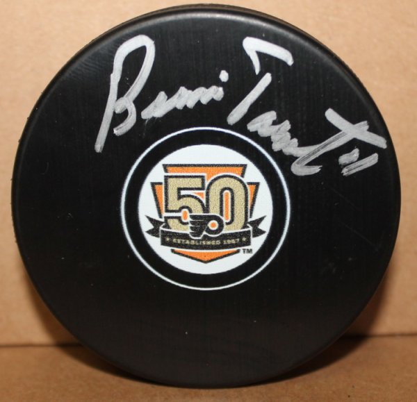Bernie Parent Philadelphia Flyers Autographed Signed Puck