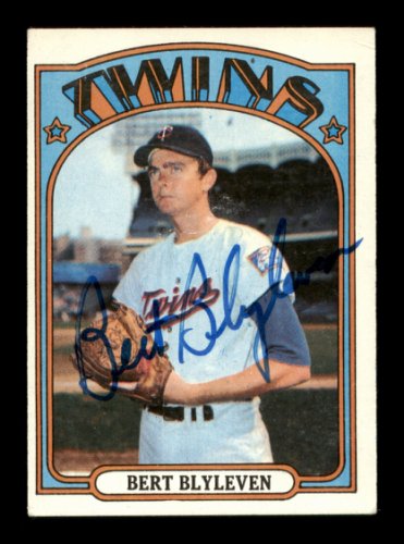 Bert Blyleven Signed Minnesota Twins 1975 Hostess #74 Trading Card PSA/DNA