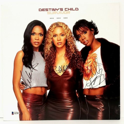 Beyonc Autographed Signed +2 Autographed Destiny's Child Survivor Album ...