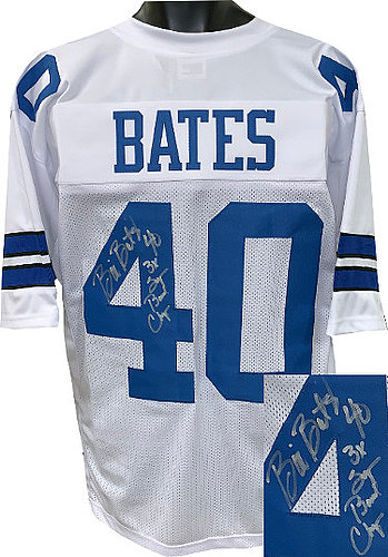 bill bates signed jersey