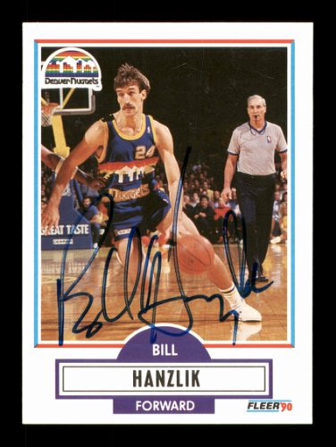 Bill Hanzlik Autographed Signed 1990-91 Fleer Card #49 Denver Nuggets #167401