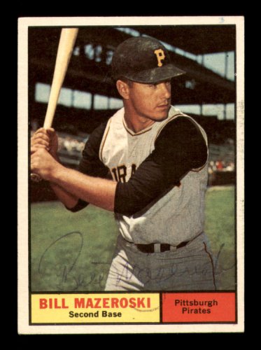 1966 Topps #210 Bill Mazeroski Pittsburgh Pirates Baseball Card NM