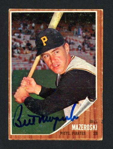 Bill Mazeroski Pittsburgh Pirates Autographed Majestic Cooperstown