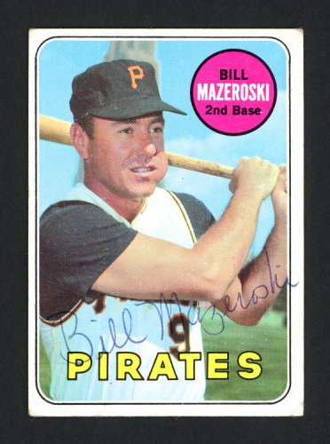 Bill Mazeroski signed autographed 1960 World Series program Beckett BAS COA  3218