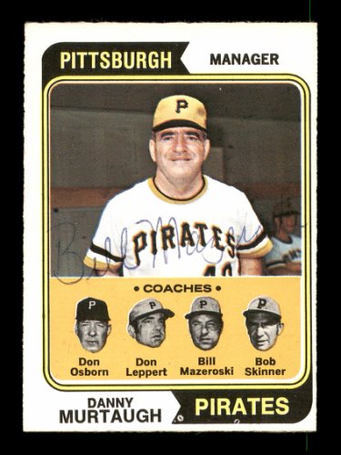  1966 Topps # 210 Bill Mazeroski Pittsburgh Pirates (Baseball  Card) NM Pirates : Collectibles & Fine Art