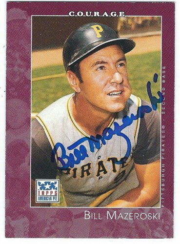 Bill Mazeroski Autographed Signed 2005 UDA Past Time Pennants Card -  Autographs