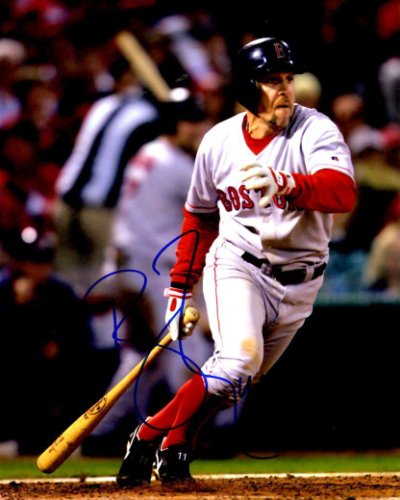 Bill Mueller Autographed 03 AL Batting Champ .326 Boston Red Sox Jersey  (JSA)