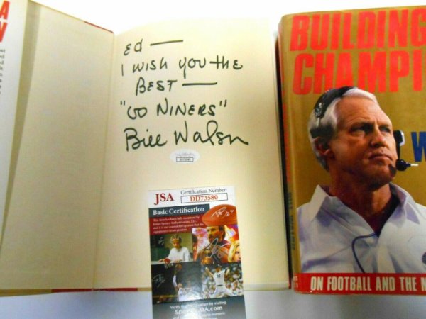 Bill Walsh Autographed Memorabilia Signed Photo, Jersey