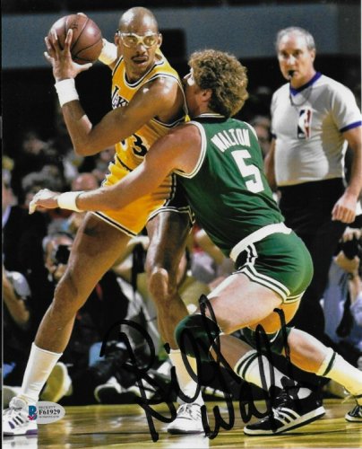 bill walton signed basketball