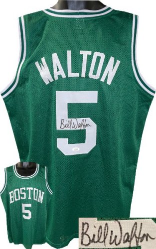 Bill Walton Autographed Signed Boston Celtics Green TB Custom Stitched Pro Style Basketball Jersey- JSA Witnessed