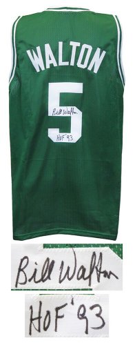 Bill Walton Autographed Signed Green Throwback Custom Basketball Jersey w/HOF'93 - Certified Authentic