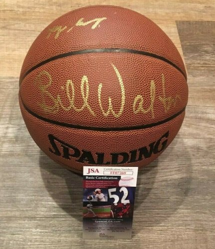 bill walton signed basketball
