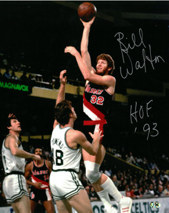 Bill Walton Signed and Inscribed Portland Trailblazers Jersey and