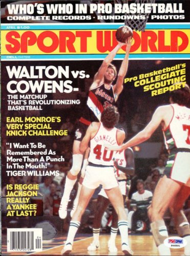 Bill Walton Autographed Signed Sport World Magazine Cover Portland Trail Blazers PSA/DNA