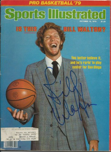 Bill Walton Autographed Signed Sports Illustrated Magazine - Main Line Autographs