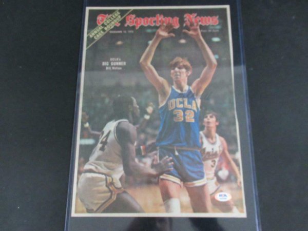 Bill Walton Autographed Signed The Sporting News Cover Autograph Auto PSA/DNA