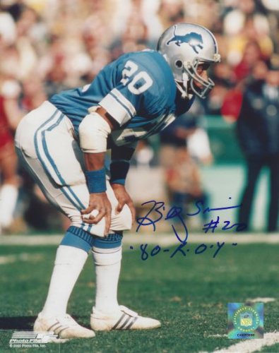 Billy Sims Autographed Memorabilia  Signed Photo, Jersey, Collectibles &  Merchandise