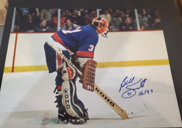 BILLY SMITH Jersey Photo Art NEW YORK ISLANDERS Hockey Picture 8x10 11x14  16x20