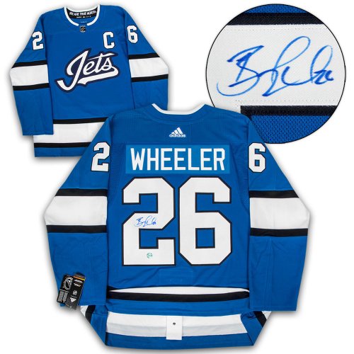 Mark Scheifele Winnipeg Jets Autographed Blue Alternate Adidas