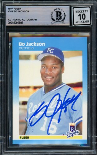 Bo Jackson Autographed Memorabilia