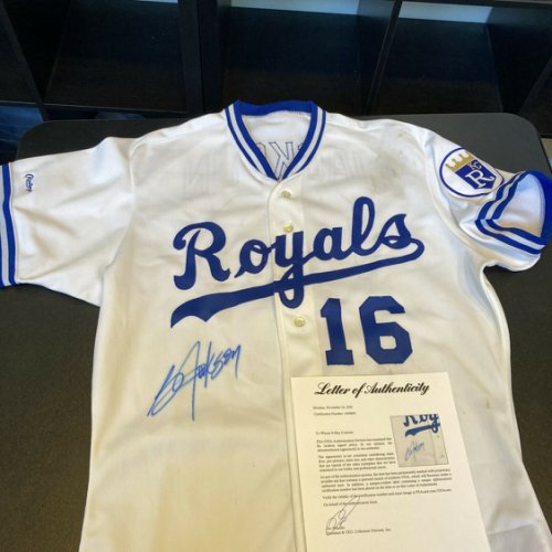 bo jackson signed royals jersey