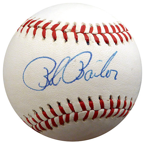 Bob Bailor Autographed Signed Official OL Baseball New York Mets