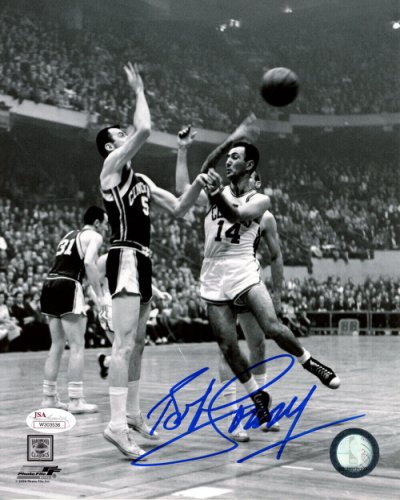 Bob Cousy Autographed Signed Autograph 8x10 Photo Matted Framed Celtics PSA/DNA Auto Df025445 