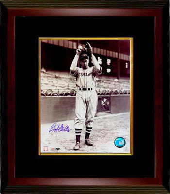 Cleveland Indians HOF Authentic Bob Feller Signed 8x10 Photo