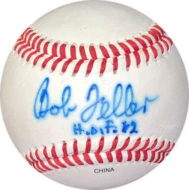 Bob Feller Autographed Signed Cleveland Indians Framed Jersey 