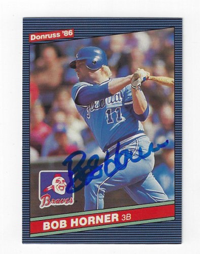 AUTOGRAPHED SIGNED photo BOB HORNER Milwaukee Braves - Main Line Autographs