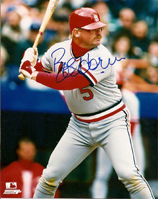 Bob Horner Autographed Signed 8X10 St. Louis Cardinals Photo - Autographs