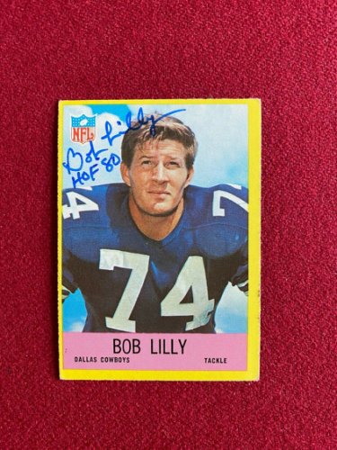 bob lilly signed jersey
