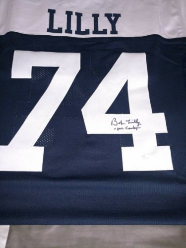 bob lilly autographed jersey