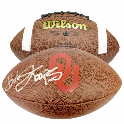 oklahoma sooners autographed football