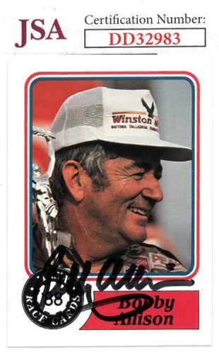 Bobby Allison Autographed Signed NASCAR 1988 Maxx Charlotte Racing Trading Card #30- JSA Hologram #DD32983