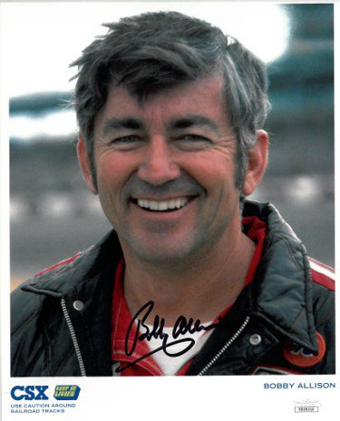 Bobby Allison Autographed Signed NASCAR CSX 8x10 Photo- JSA Hologram #DD39314
