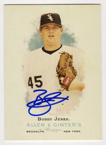 Bobby Jenks Autographed Gray Baseball Jersey