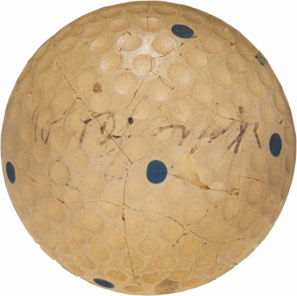 Bobby Jones Autographed Signed Incredible Single 1930 Spalding Golf Ball PSA DNA & JSA COA