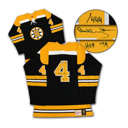 Terry O'Reilly Boston Bruins Signed Autographed Black #24 Jersey JSA –