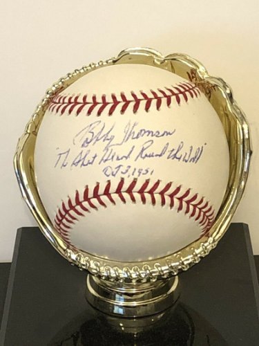 Autographed Baseballs Bobby Thomson Signed Baseball Autograph Auto PSA//DNA AE11695