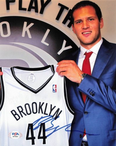 Bojan Bogdanovic Autographed Signed 8X10 Photo PSA/DNA Brooklyn Nets